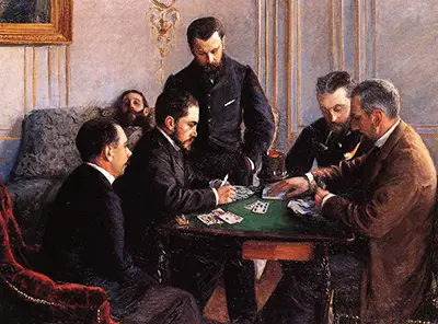 The Bezique Game Gustave Caillebotte